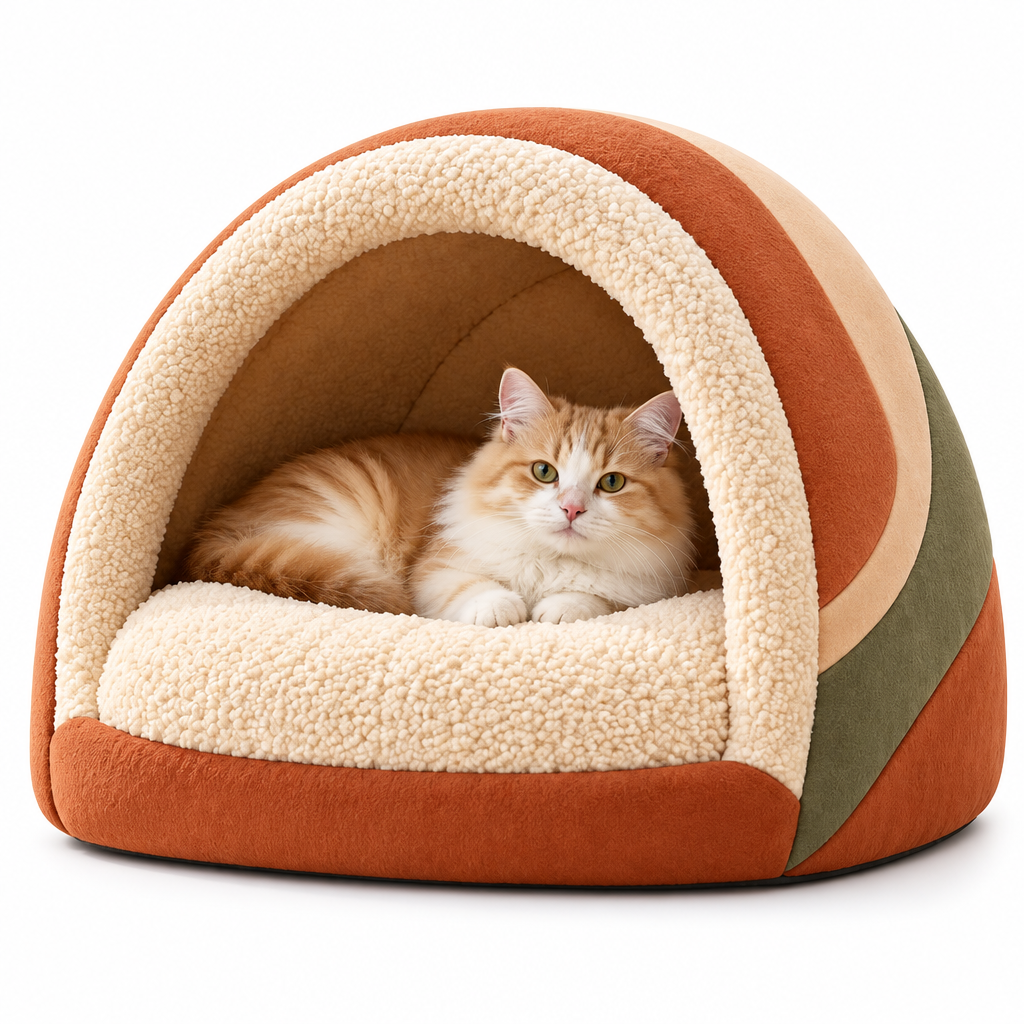 Arched Pet Cave Bed — view 4