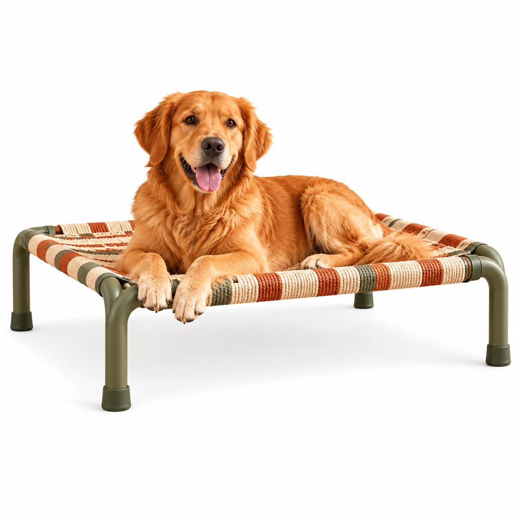 Woven Elevated Pet Cot — view 3