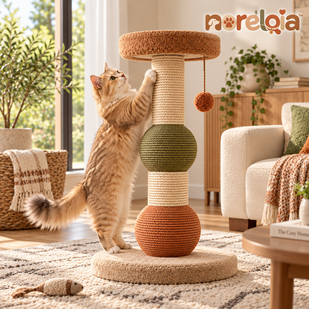 Sculptural Cat Scratching Column — view 2