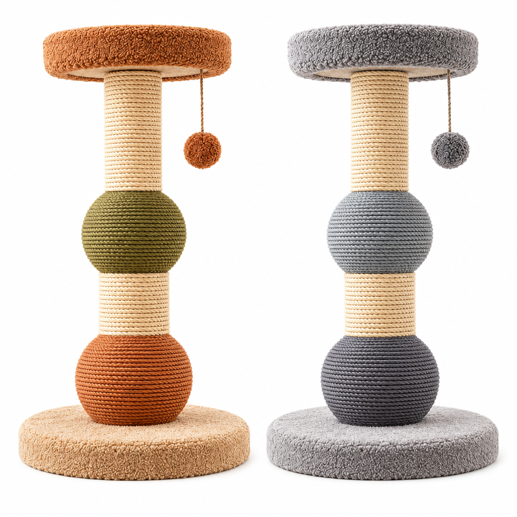 Sculptural Cat Scratching Column — view 4