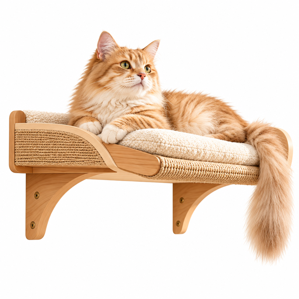 Wall-Mounted Cat Perch — view 3