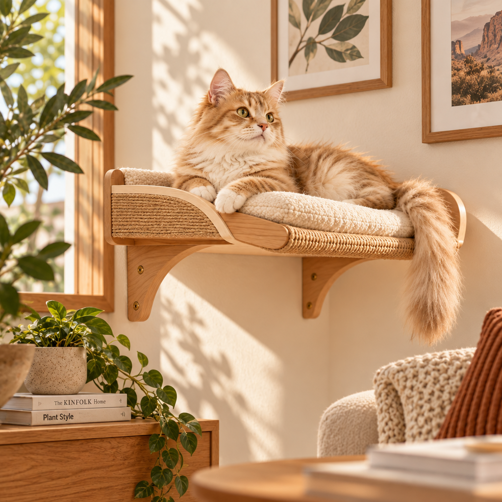 Wall-Mounted Cat Perch — view 4
