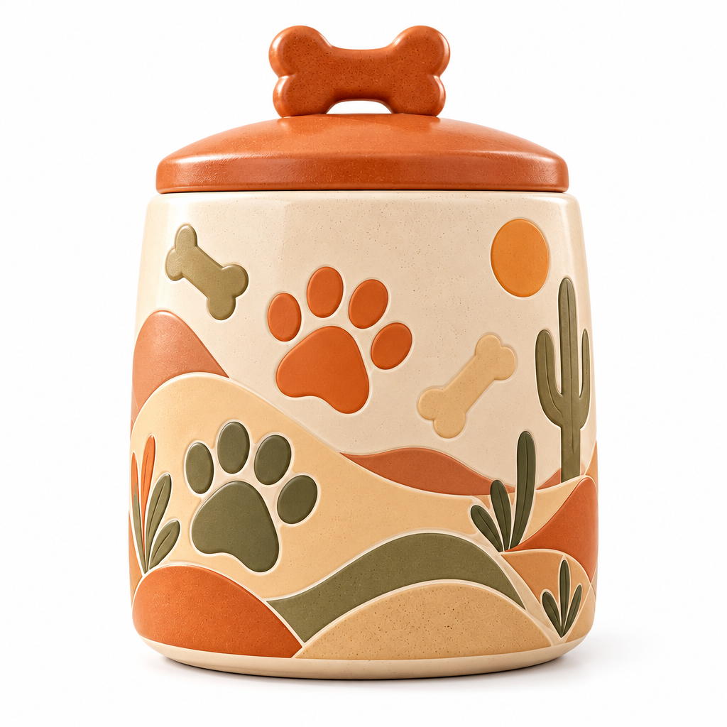 Decorative Pet Treat Canister — view 4