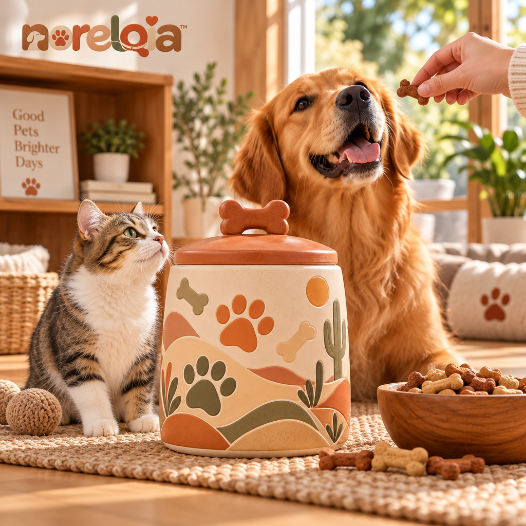 Decorative Pet Treat Canister — view 5