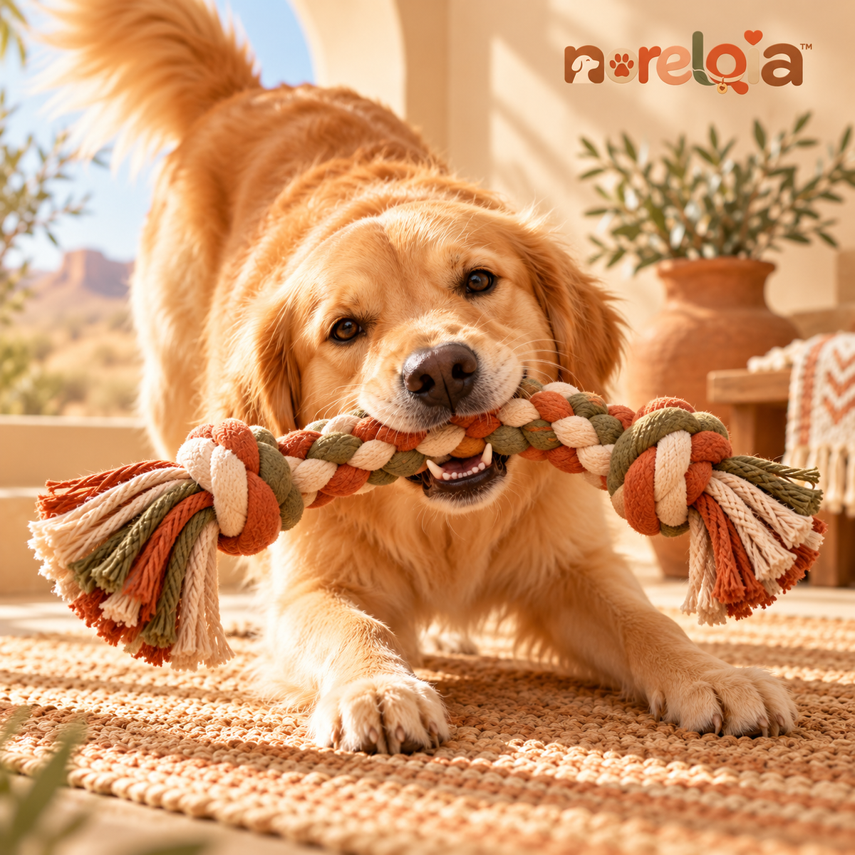 Rope Tug Toy — view 1