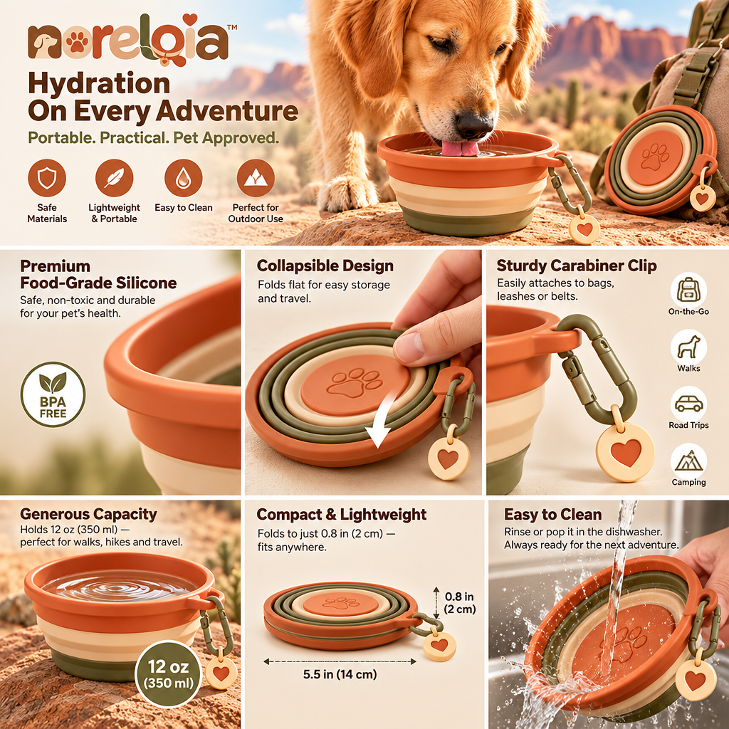 Collapsible Travel Water Bowl — view 5