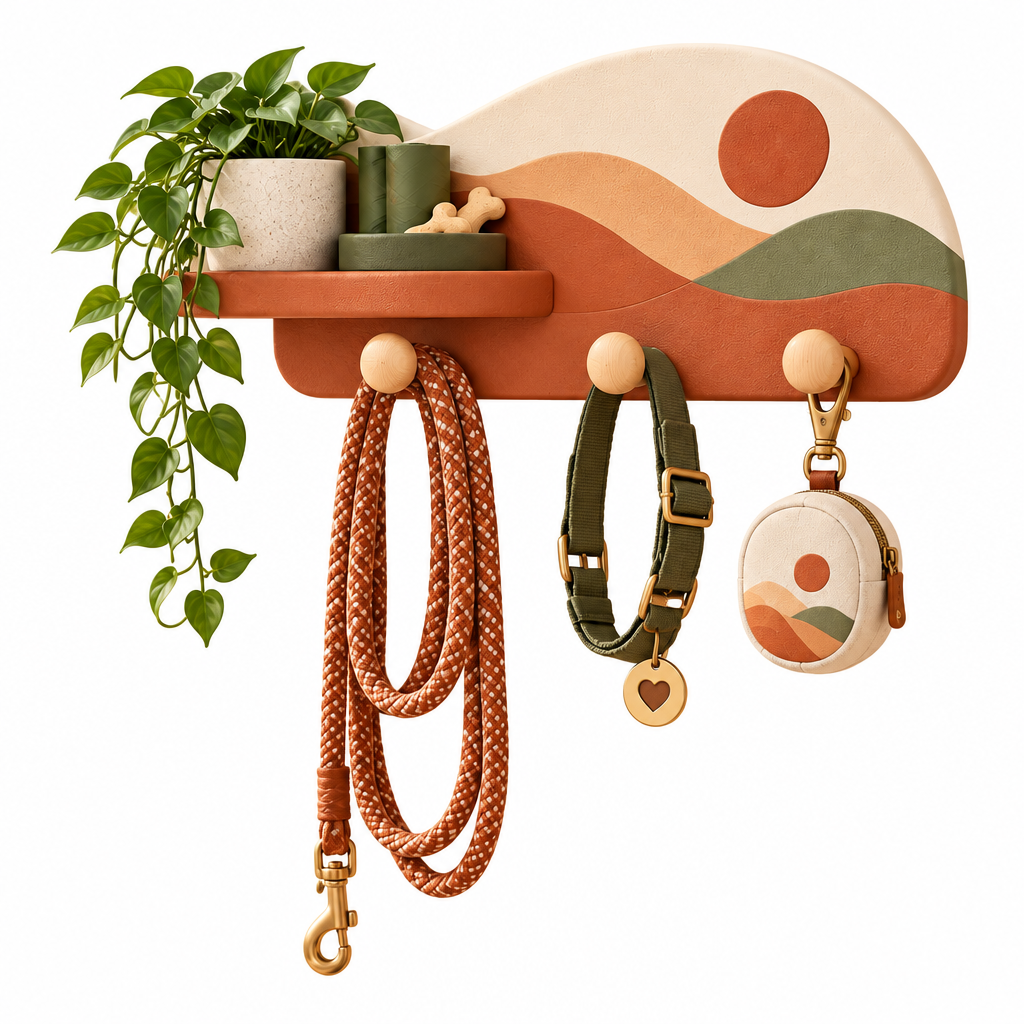 Wall-Mounted Leash Station — view 4